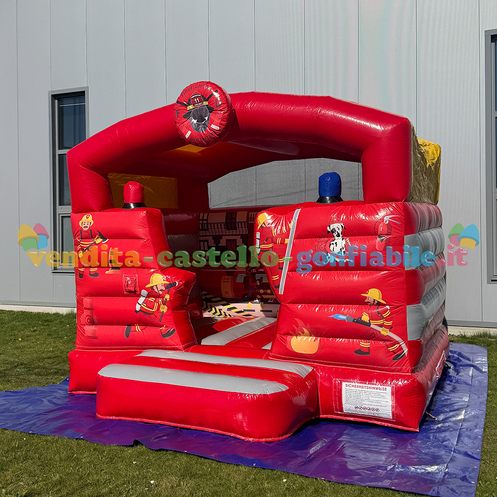 Castello Gonfiabile Mini Vigili del Fuoco - immagine 6