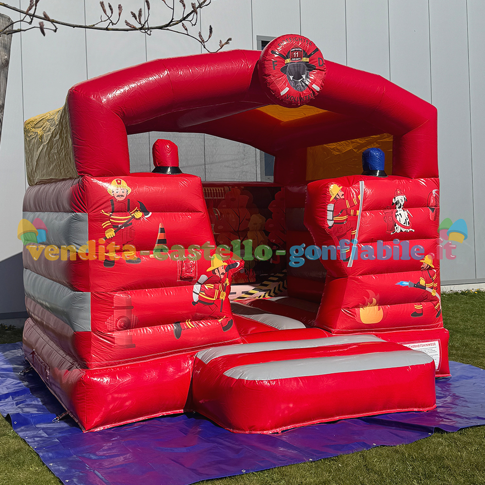Castello Gonfiabile Mini Vigili del Fuoco - immagine 5