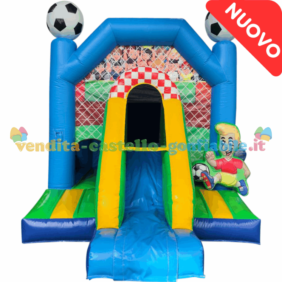 Castello Gonfiabile Bomber con Scivolo